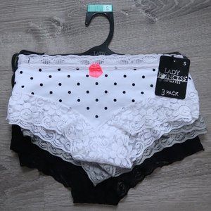 Lady Princess Intimates cotton lace tanga panties